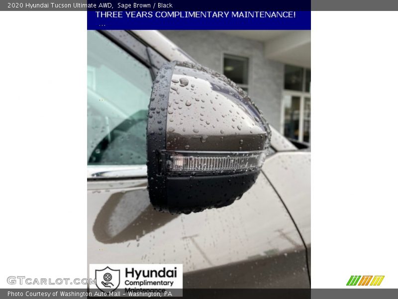 Sage Brown / Black 2020 Hyundai Tucson Ultimate AWD