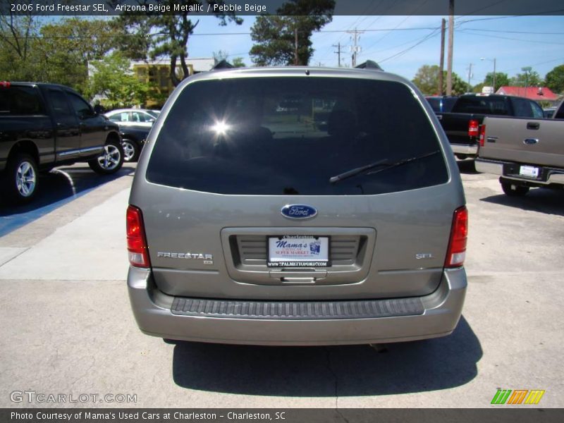 Arizona Beige Metallic / Pebble Beige 2006 Ford Freestar SEL