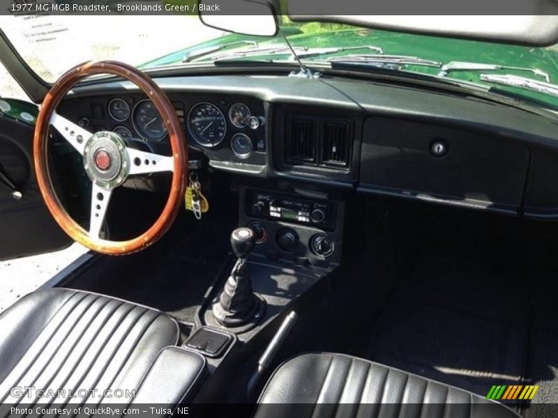  1977 MGB Roadster Black Interior