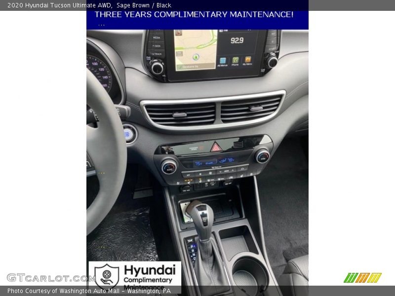 Sage Brown / Black 2020 Hyundai Tucson Ultimate AWD