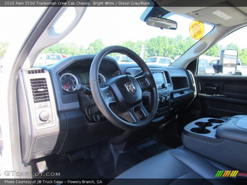 Dashboard of 2016 5500 Tradesman Crew Cab Chassis