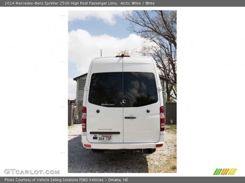 Arctic White / White 2014 Mercedes-Benz Sprinter 2500 High Roof Passenger Limo