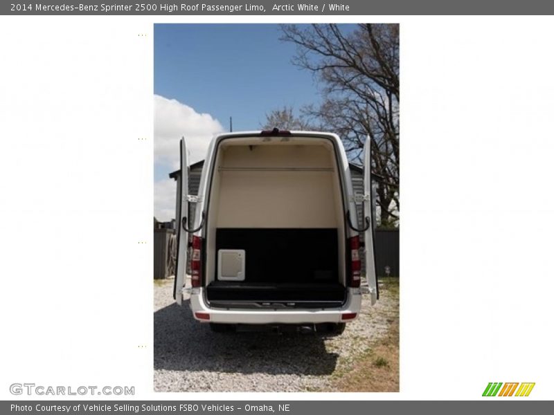 Arctic White / White 2014 Mercedes-Benz Sprinter 2500 High Roof Passenger Limo