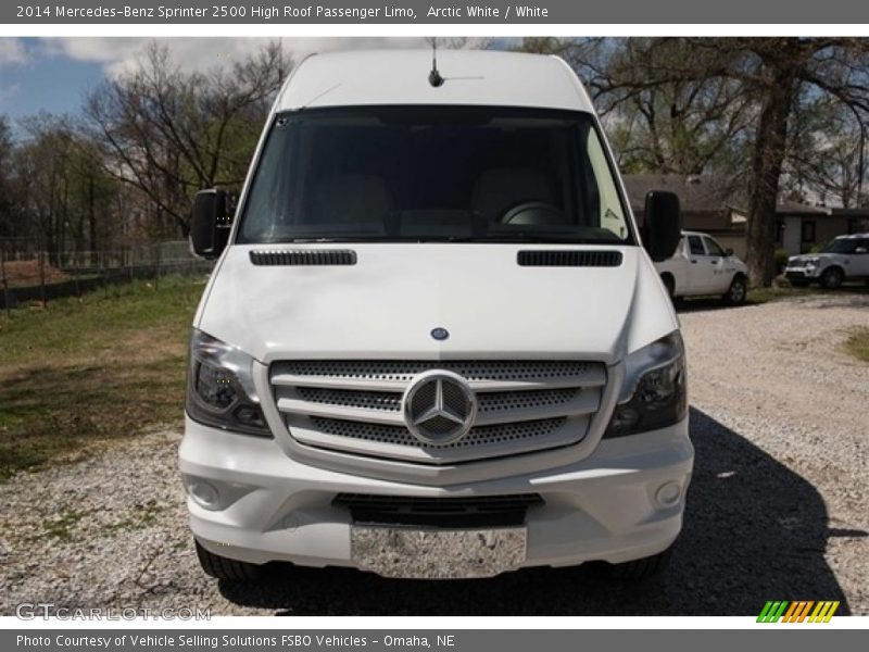 Arctic White / White 2014 Mercedes-Benz Sprinter 2500 High Roof Passenger Limo