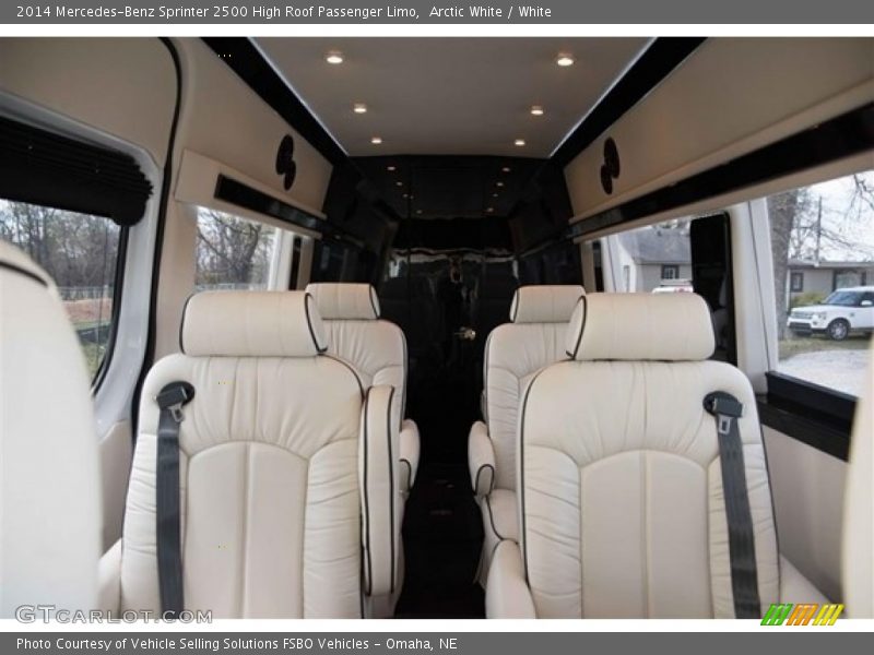 Arctic White / White 2014 Mercedes-Benz Sprinter 2500 High Roof Passenger Limo