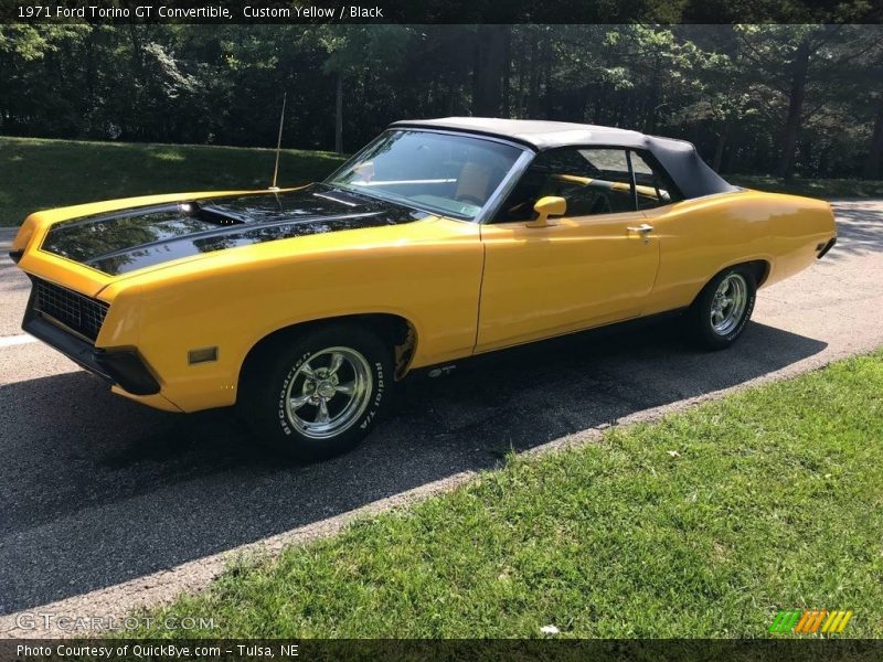 Front 3/4 View of 1971 Torino GT Convertible