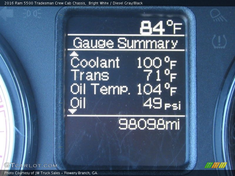 Bright White / Diesel Gray/Black 2016 Ram 5500 Tradesman Crew Cab Chassis