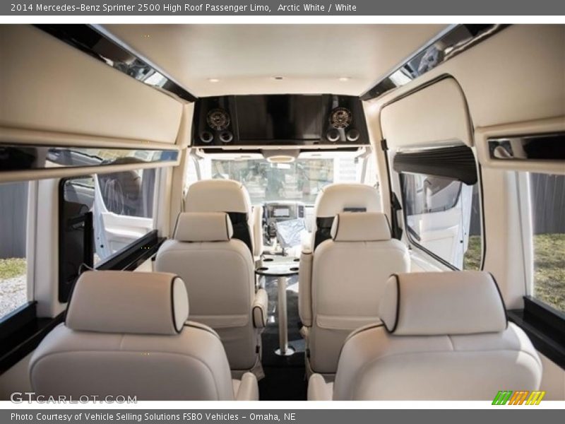 Arctic White / White 2014 Mercedes-Benz Sprinter 2500 High Roof Passenger Limo
