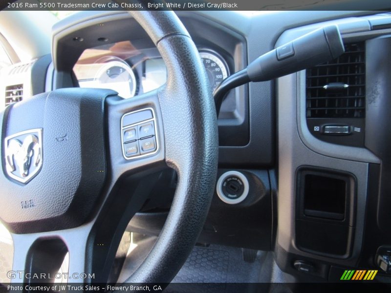 Controls of 2016 5500 Tradesman Crew Cab Chassis