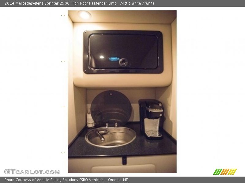 Arctic White / White 2014 Mercedes-Benz Sprinter 2500 High Roof Passenger Limo