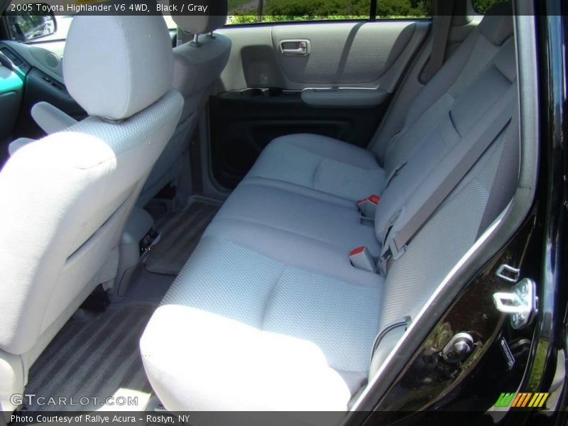 Black / Gray 2005 Toyota Highlander V6 4WD
