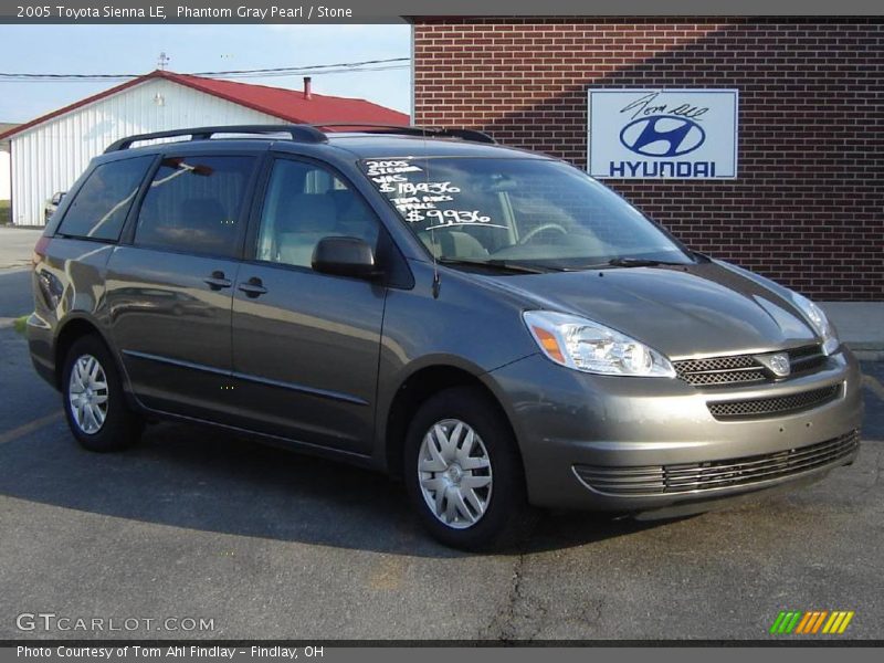 Phantom Gray Pearl / Stone 2005 Toyota Sienna LE