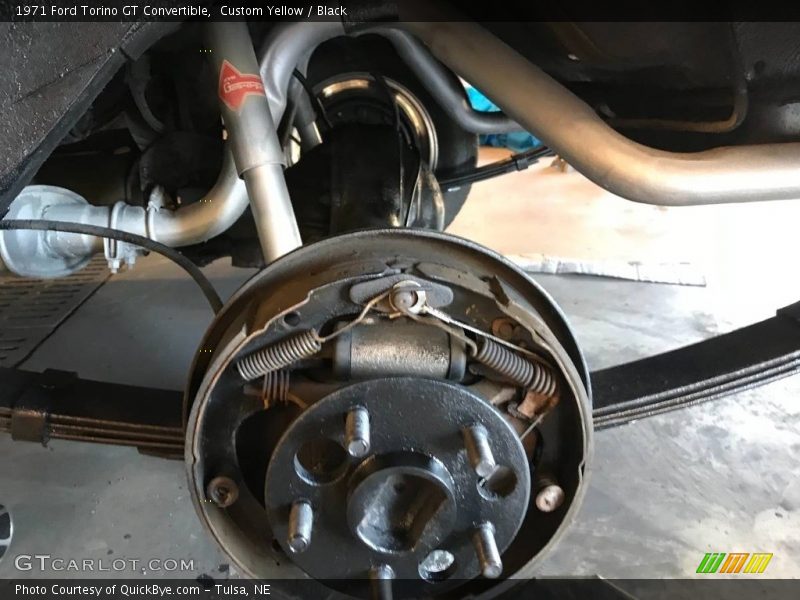 Custom Yellow / Black 1971 Ford Torino GT Convertible