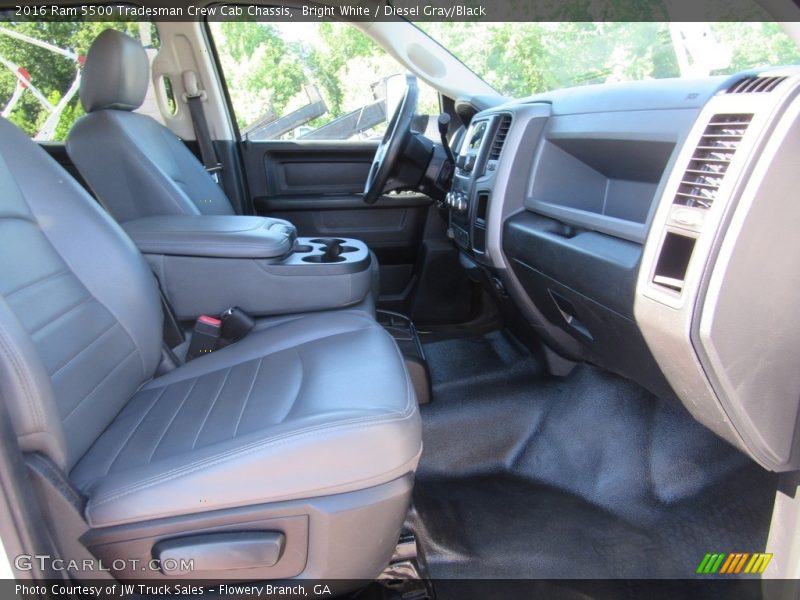 Front Seat of 2016 5500 Tradesman Crew Cab Chassis