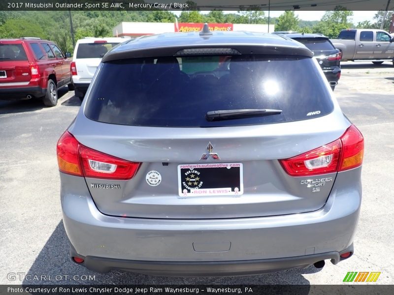 Mercury Gray / Black 2017 Mitsubishi Outlander Sport SE AWC