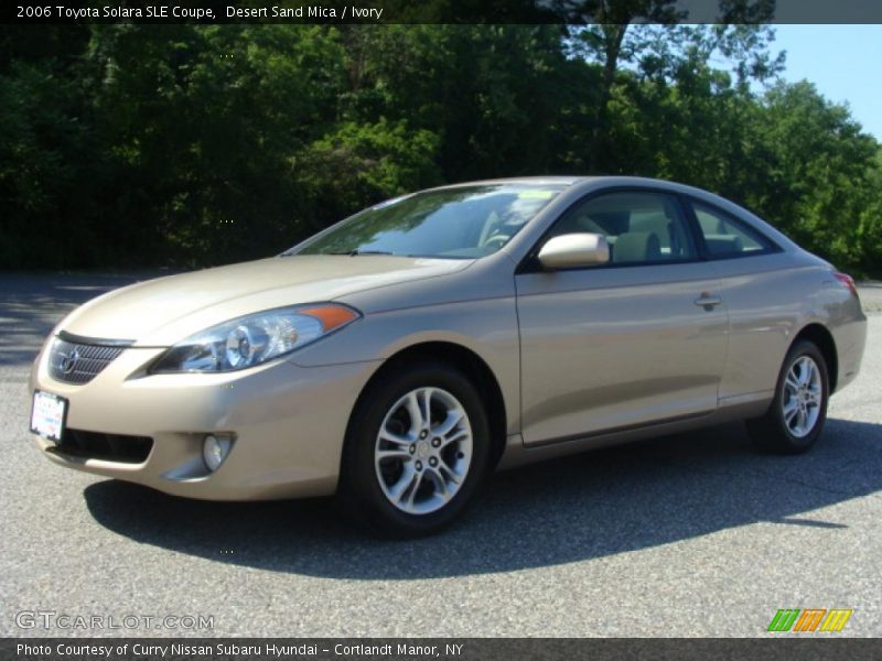 Desert Sand Mica / Ivory 2006 Toyota Solara SLE Coupe