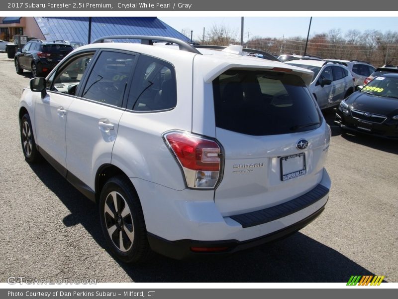 Crystal White Pearl / Gray 2017 Subaru Forester 2.5i Premium