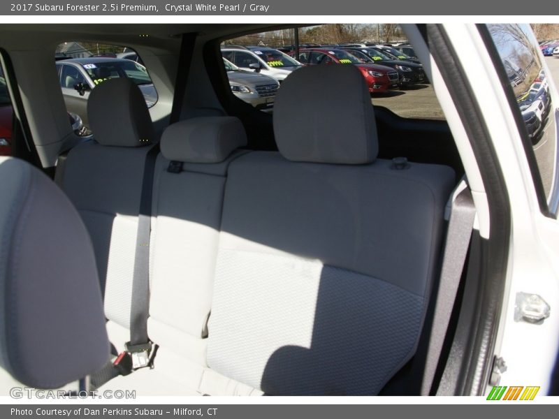 Crystal White Pearl / Gray 2017 Subaru Forester 2.5i Premium