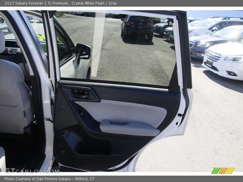 Crystal White Pearl / Gray 2017 Subaru Forester 2.5i Premium