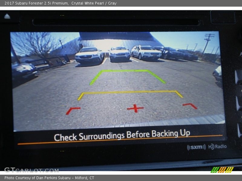 Crystal White Pearl / Gray 2017 Subaru Forester 2.5i Premium