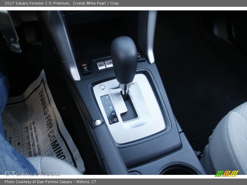 Crystal White Pearl / Gray 2017 Subaru Forester 2.5i Premium