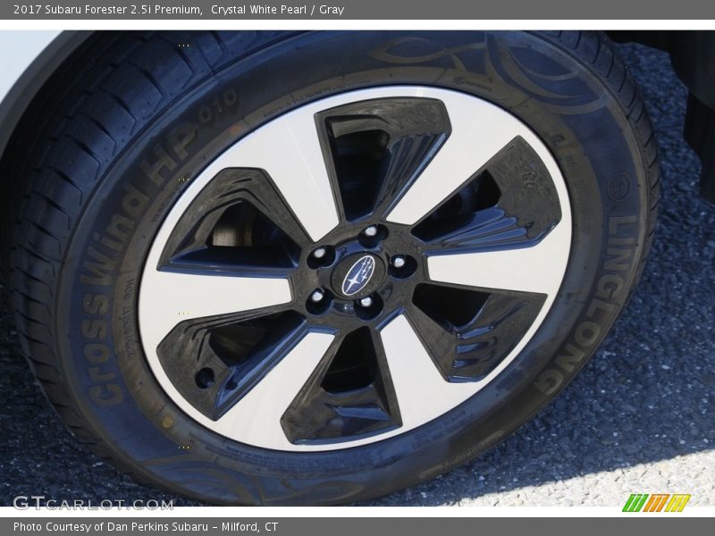 Crystal White Pearl / Gray 2017 Subaru Forester 2.5i Premium