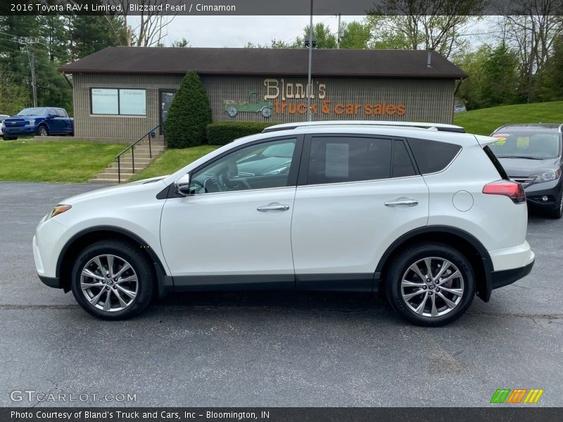 Blizzard Pearl / Cinnamon 2016 Toyota RAV4 Limited