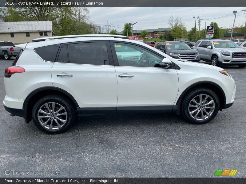 Blizzard Pearl / Cinnamon 2016 Toyota RAV4 Limited