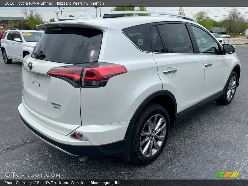 Blizzard Pearl / Cinnamon 2016 Toyota RAV4 Limited