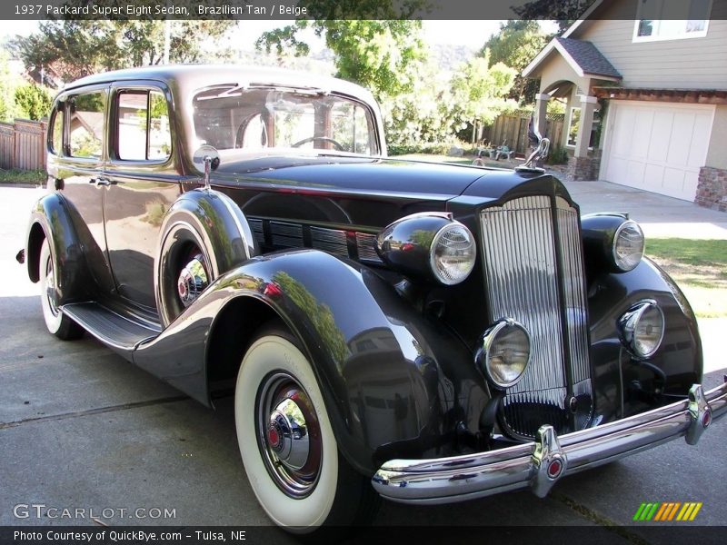 Brazilian Tan / Beige 1937 Packard Super Eight Sedan