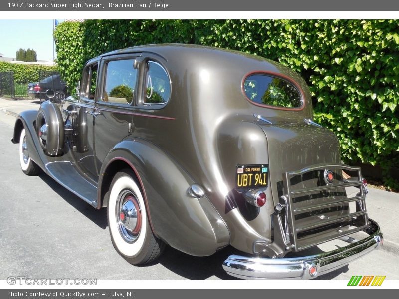 Brazilian Tan / Beige 1937 Packard Super Eight Sedan