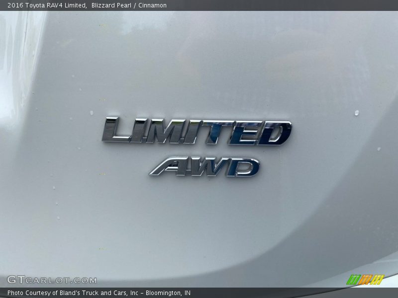 Blizzard Pearl / Cinnamon 2016 Toyota RAV4 Limited