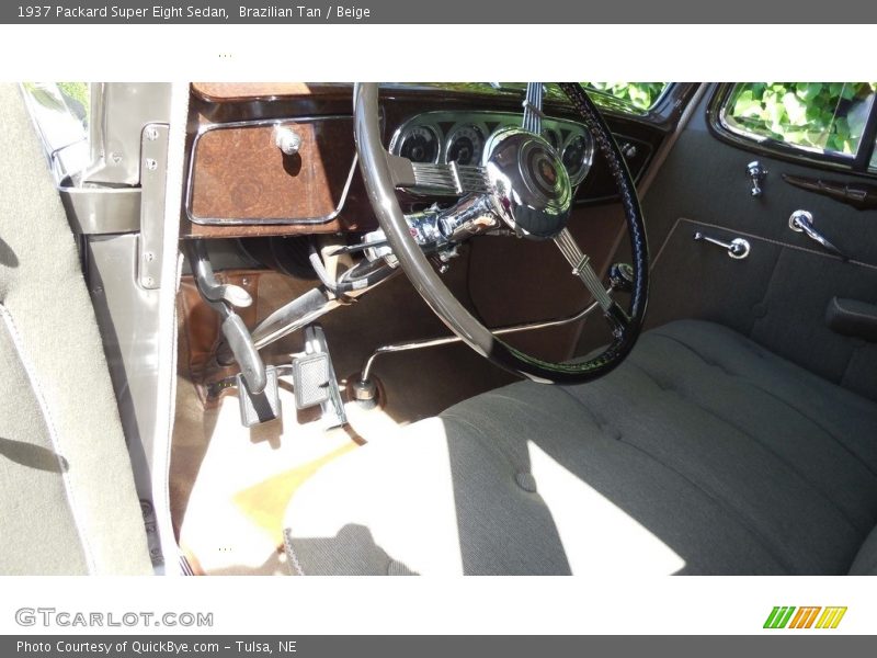 Brazilian Tan / Beige 1937 Packard Super Eight Sedan