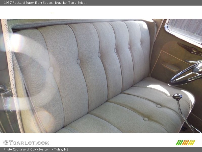 Front Seat of 1937 Super Eight Sedan