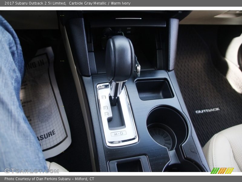 Carbide Gray Metallic / Warm Ivory 2017 Subaru Outback 2.5i Limited