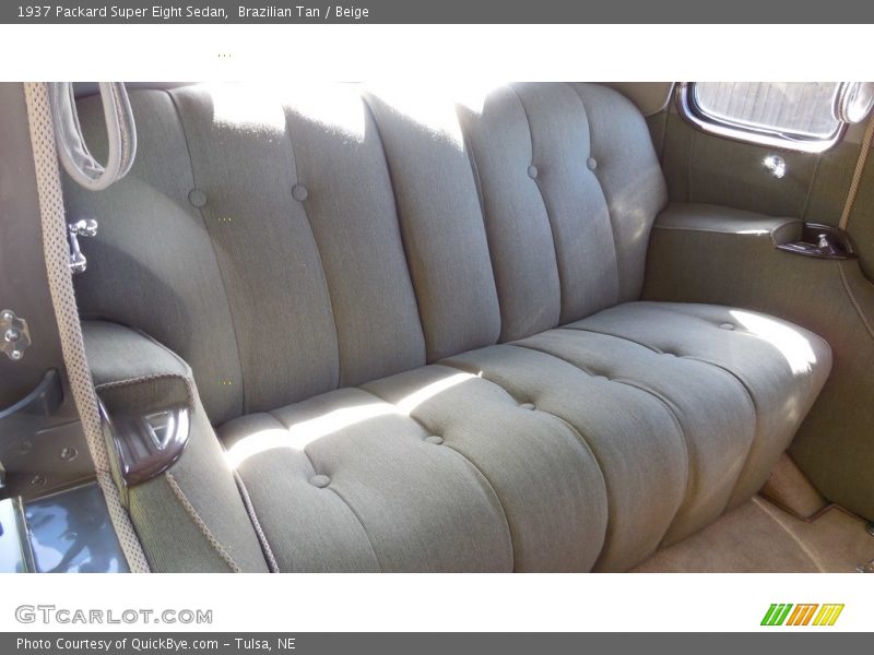 Rear Seat of 1937 Super Eight Sedan