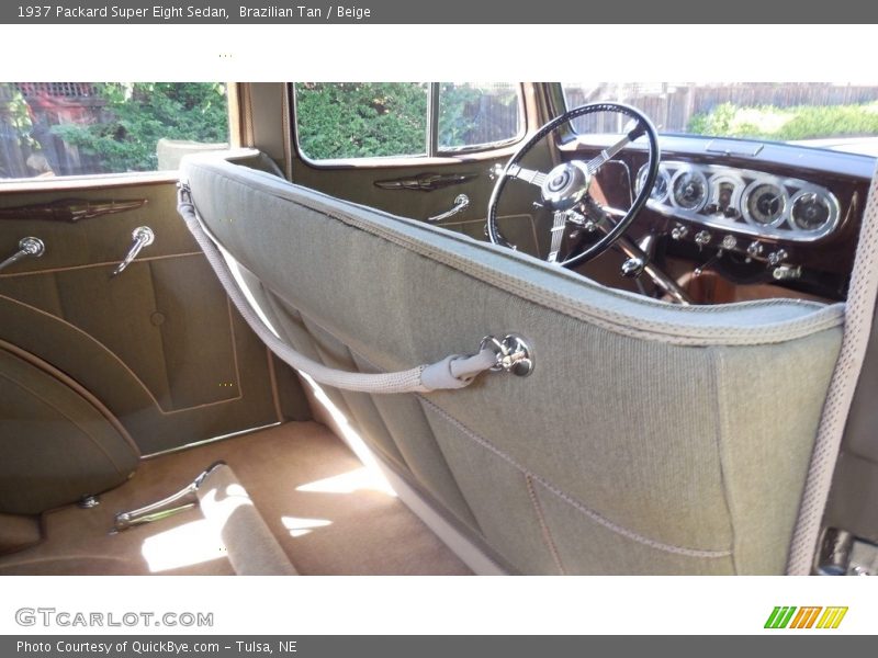 Rear Seat of 1937 Super Eight Sedan