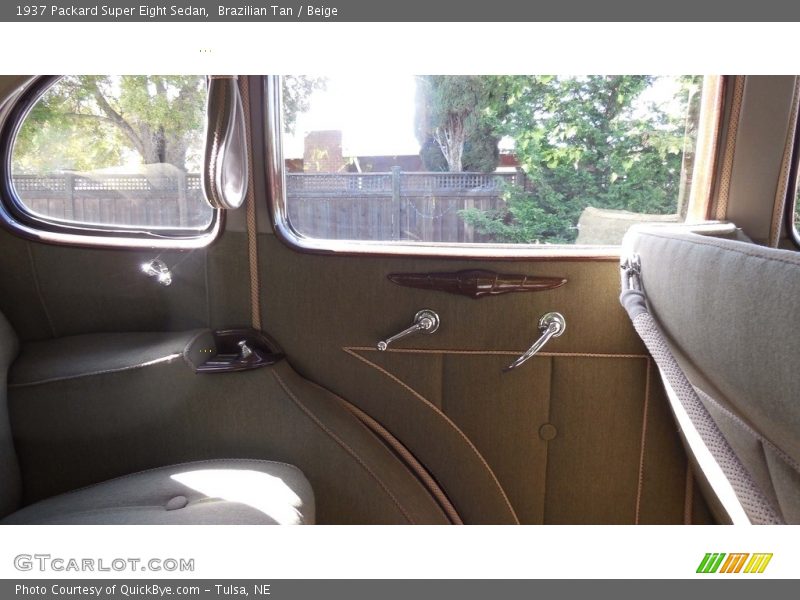 Brazilian Tan / Beige 1937 Packard Super Eight Sedan