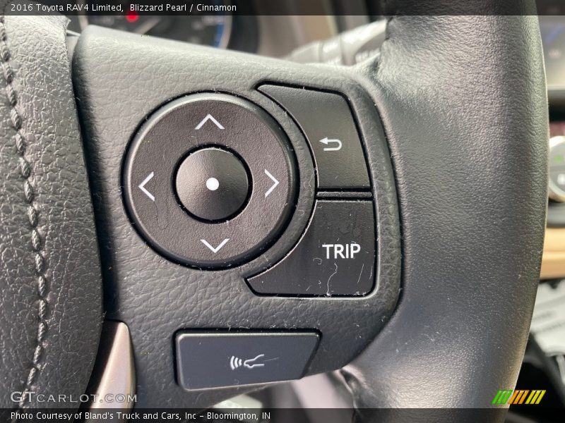 Blizzard Pearl / Cinnamon 2016 Toyota RAV4 Limited