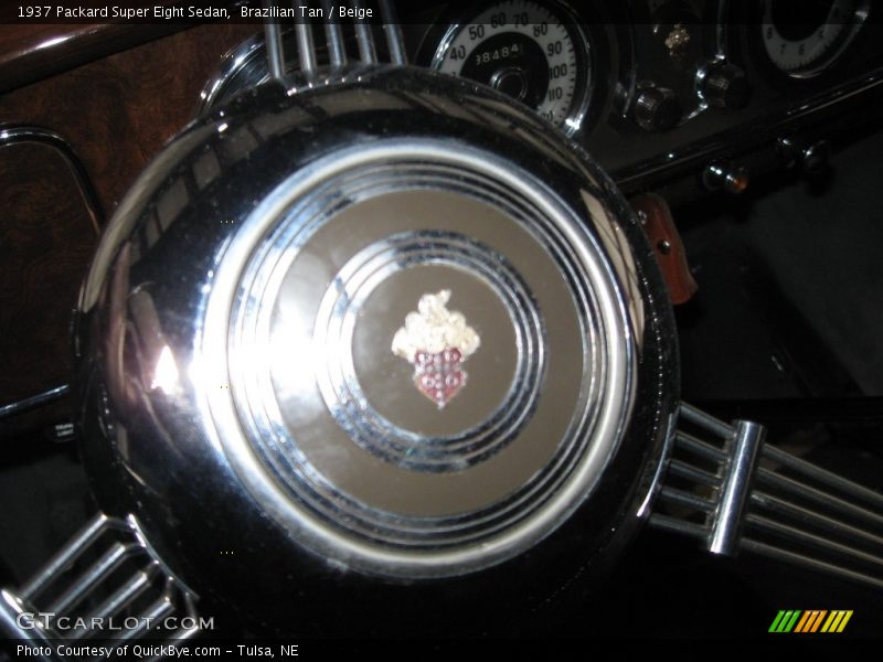 Brazilian Tan / Beige 1937 Packard Super Eight Sedan
