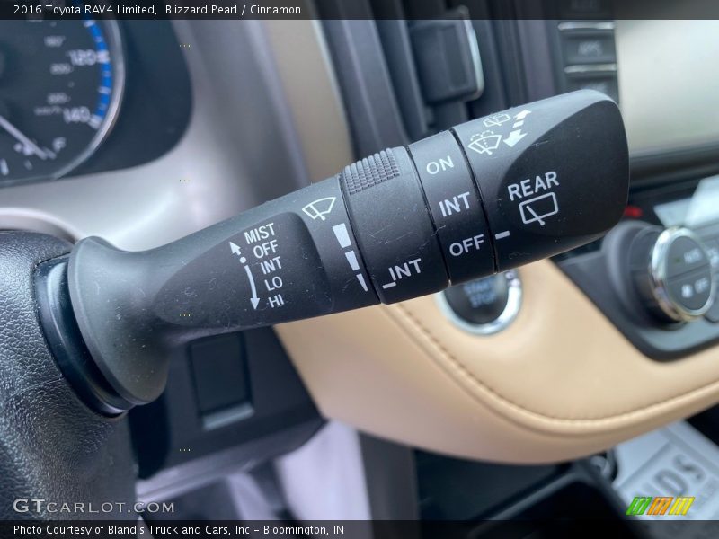 Blizzard Pearl / Cinnamon 2016 Toyota RAV4 Limited