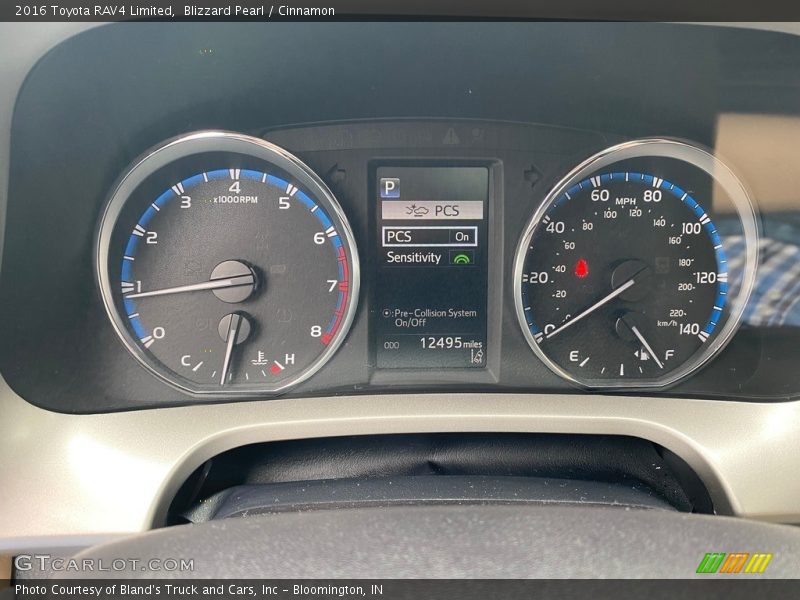 Blizzard Pearl / Cinnamon 2016 Toyota RAV4 Limited
