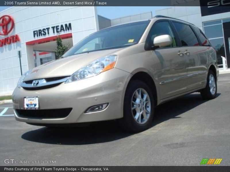 Desert Sand Mica / Taupe 2006 Toyota Sienna Limited AWD