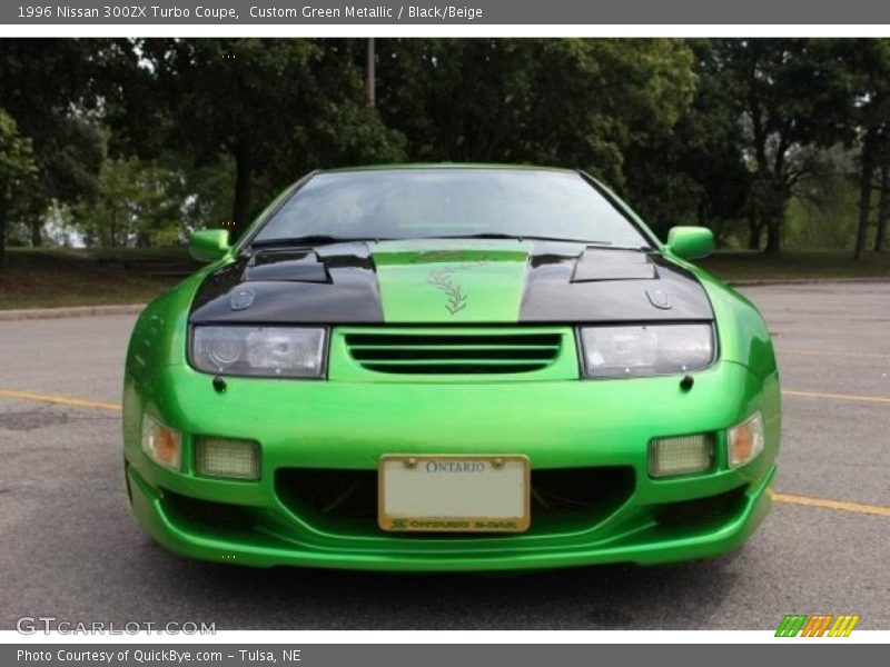 Custom Green Metallic / Black/Beige 1996 Nissan 300ZX Turbo Coupe