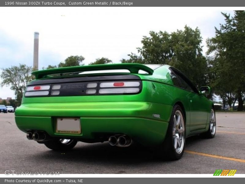 Custom Green Metallic / Black/Beige 1996 Nissan 300ZX Turbo Coupe