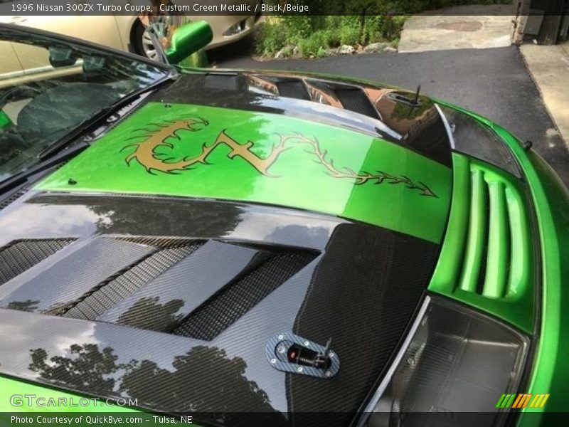Custom Green Metallic / Black/Beige 1996 Nissan 300ZX Turbo Coupe