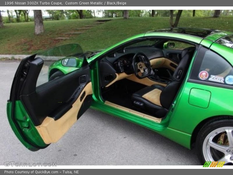 Custom Green Metallic / Black/Beige 1996 Nissan 300ZX Turbo Coupe