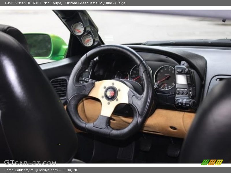 Custom Green Metallic / Black/Beige 1996 Nissan 300ZX Turbo Coupe