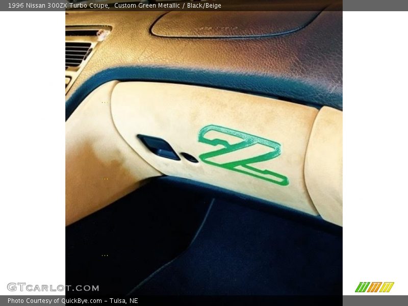 Custom Green Metallic / Black/Beige 1996 Nissan 300ZX Turbo Coupe