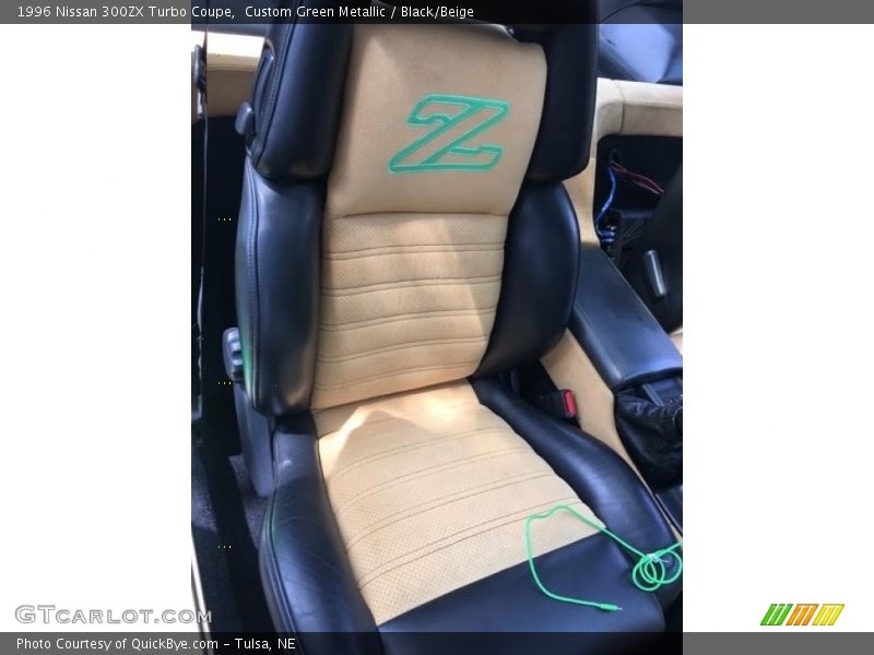 Custom Green Metallic / Black/Beige 1996 Nissan 300ZX Turbo Coupe